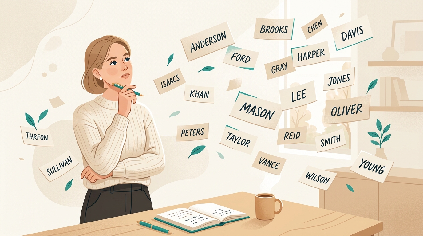 How to Choose the Perfect Last Name for Your Characters
